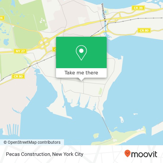 Pecas Construction map