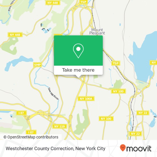 Westchester County Correction map