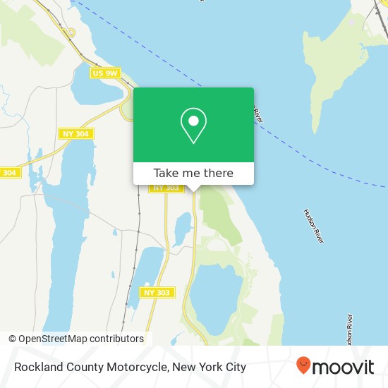 Rockland County Motorcycle map