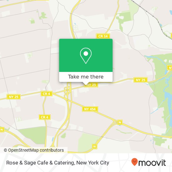 Rose & Sage Cafe & Catering map