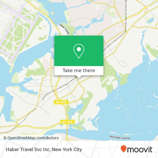 Haber Travel Svc Inc map