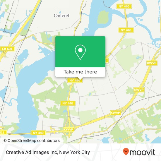 Mapa de Creative Ad Images Inc