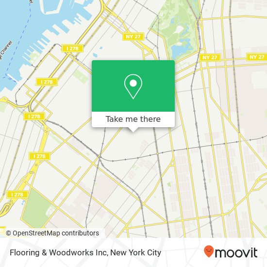 Flooring & Woodworks Inc map