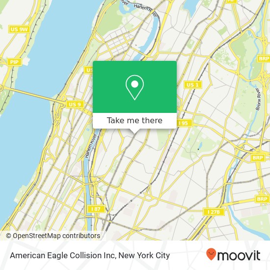 Mapa de American Eagle Collision Inc