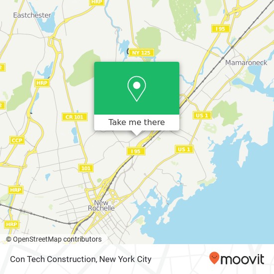 Con Tech Construction map