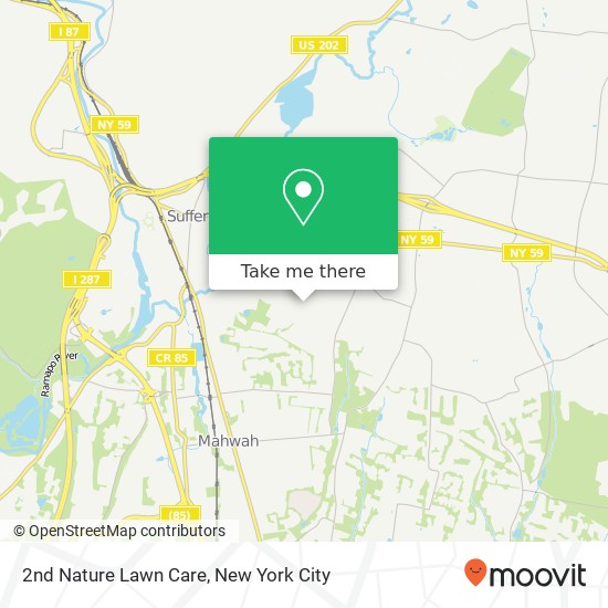 2nd Nature Lawn Care map