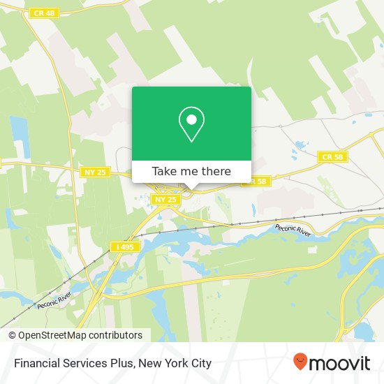 Financial Services Plus map