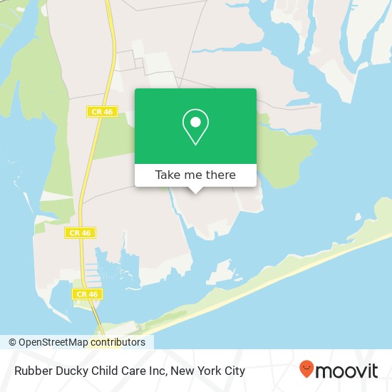 Mapa de Rubber Ducky Child Care Inc