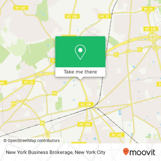 Mapa de New York Business Brokerage