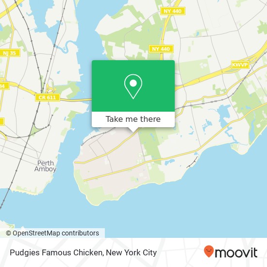Mapa de Pudgies Famous Chicken
