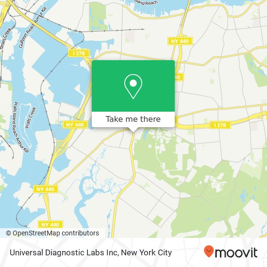 Universal Diagnostic Labs Inc map