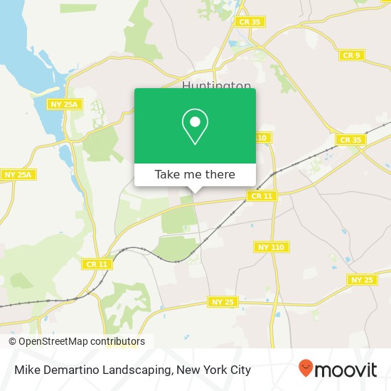 Mapa de Mike Demartino Landscaping