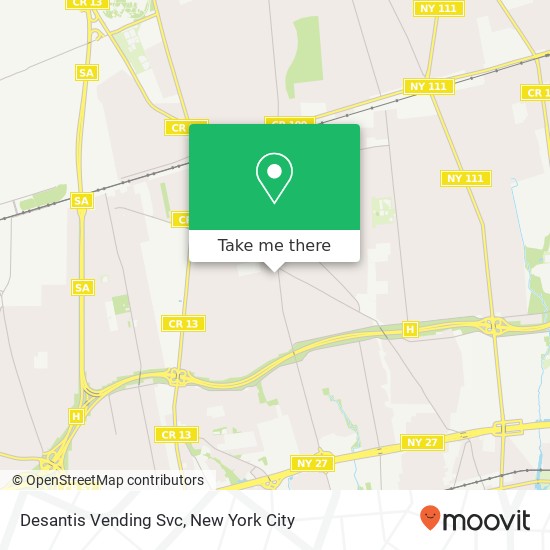 Desantis Vending Svc map