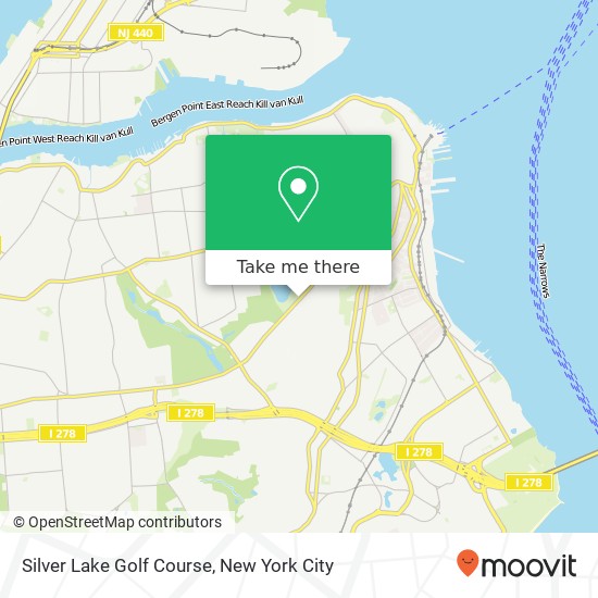 Mapa de Silver Lake Golf Course