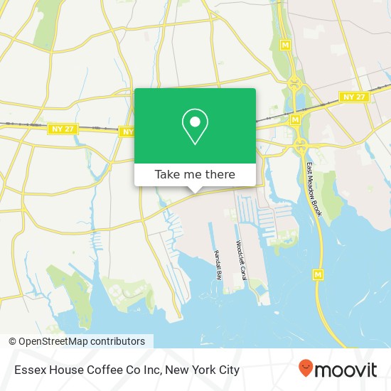 Essex House Coffee Co Inc map