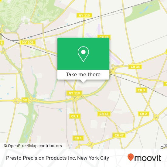 Presto Precision Products Inc map