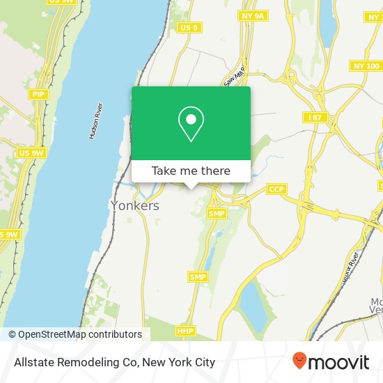 Mapa de Allstate Remodeling Co