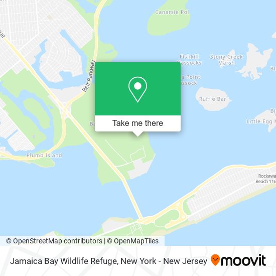 Jamaica Bay Wildlife Refuge map