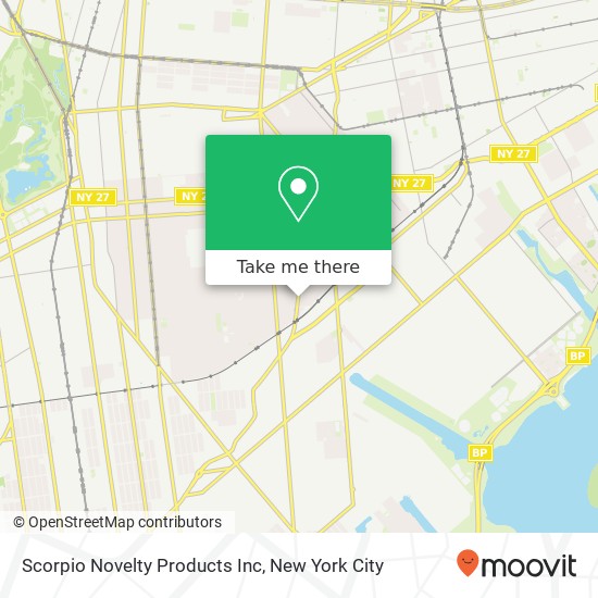 Scorpio Novelty Products Inc map