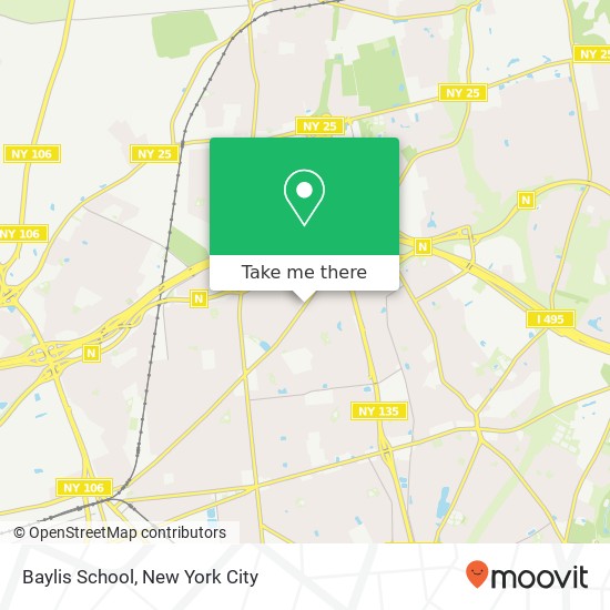 Baylis School map