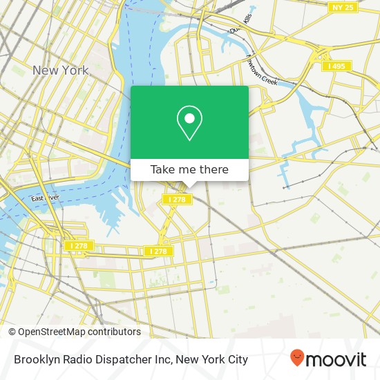 Brooklyn Radio Dispatcher Inc map