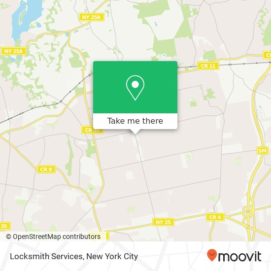 Mapa de Locksmith Services