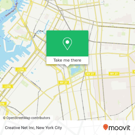 Creative Net Inc map