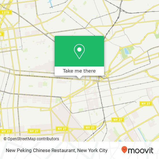 Mapa de New Peking Chinese Restaurant