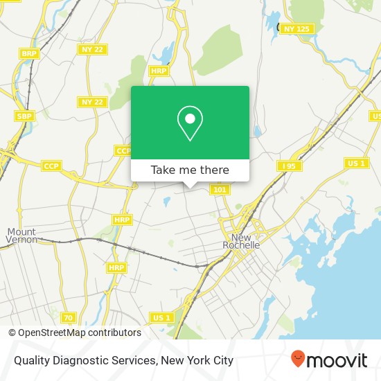 Quality Diagnostic Services map