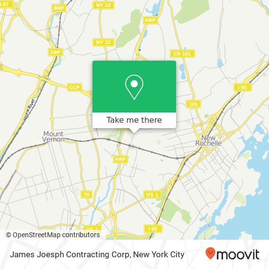 James Joesph Contracting Corp map