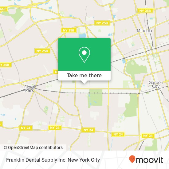 Franklin Dental Supply Inc map