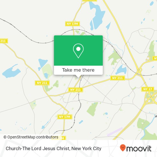 Church-The Lord Jesus Christ map