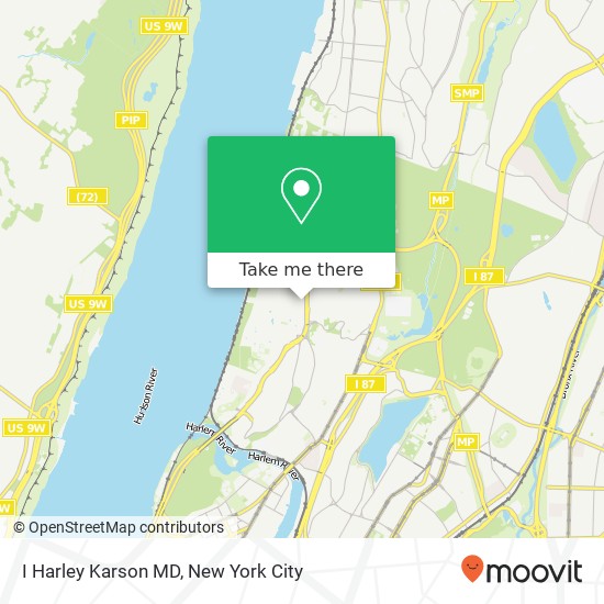 I Harley Karson MD map