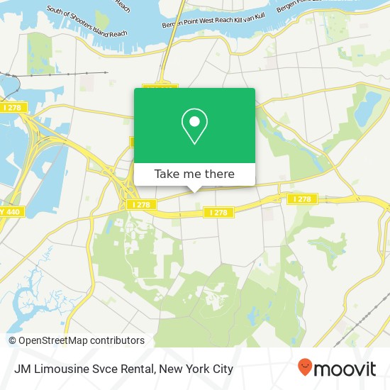 JM Limousine Svce Rental map