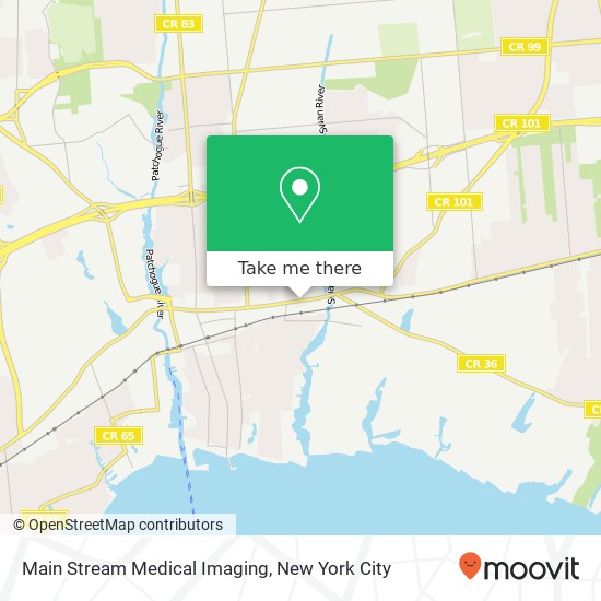 Main Stream Medical Imaging map