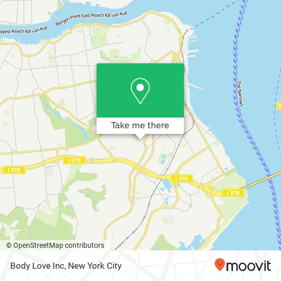 Body Love Inc map