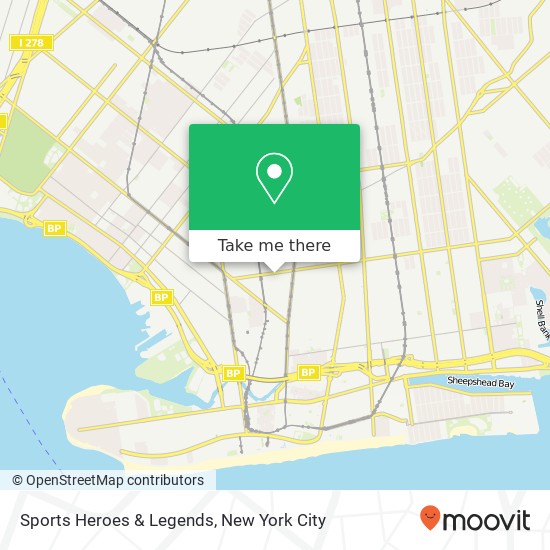 Sports Heroes & Legends map