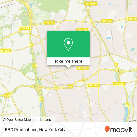 BBC Productions map