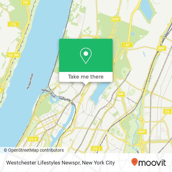 Westchester Lifestyles Newspr map