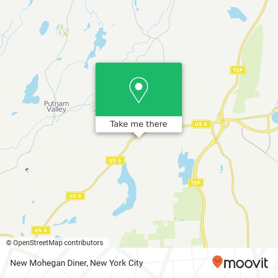 Mapa de New Mohegan Diner