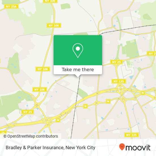 Bradley & Parker Insurance map