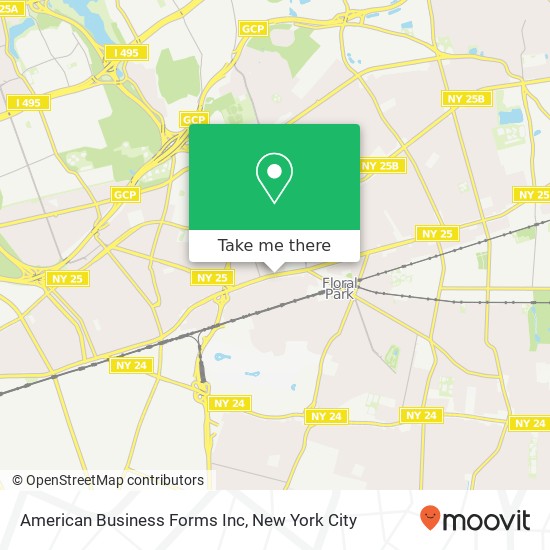 Mapa de American Business Forms Inc