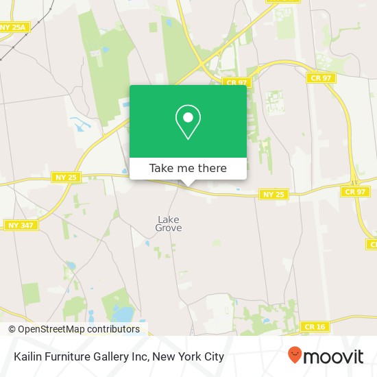 Kailin Furniture Gallery Inc map