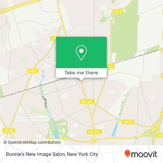 Bonnie's New Image Salon map