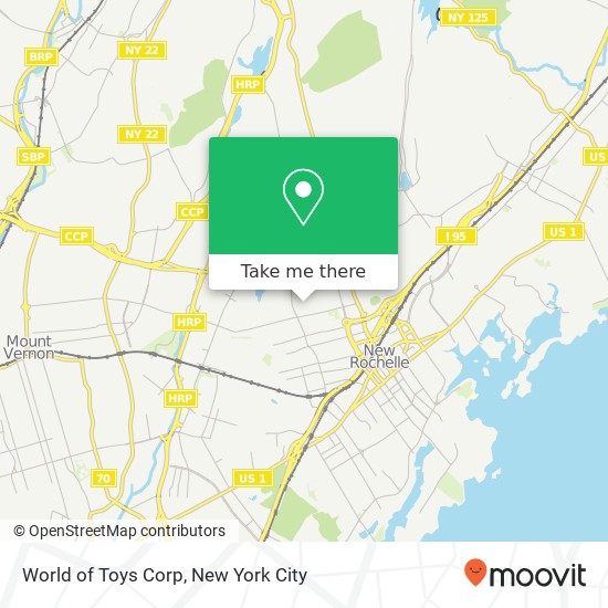 Mapa de World of Toys Corp