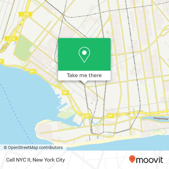 Cell NYC II map