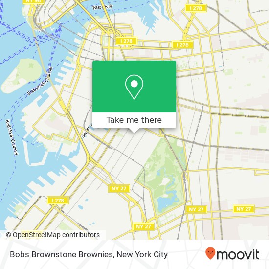 Mapa de Bobs Brownstone Brownies