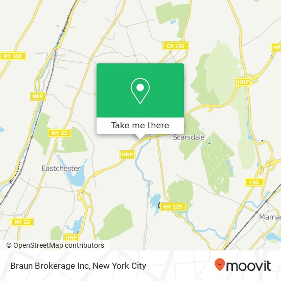 Braun Brokerage Inc map