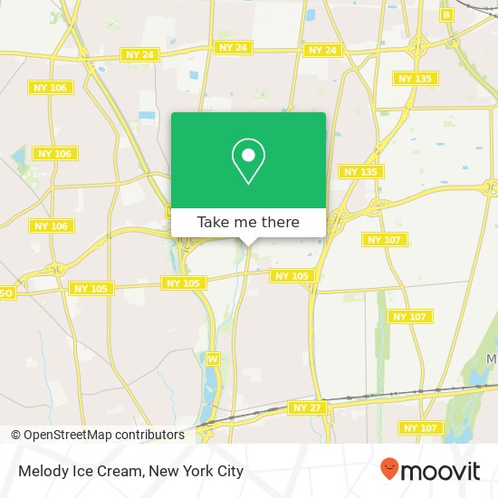 Mapa de Melody Ice Cream