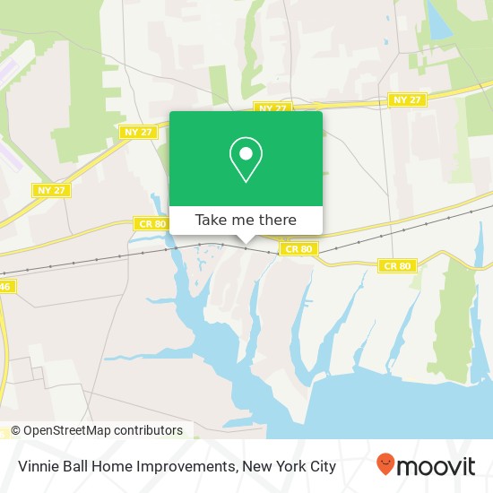 Mapa de Vinnie Ball Home Improvements